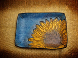 Sunflower Leather Valet Tray -Small