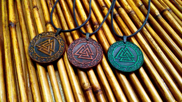 Celtic Knotwork Leather Necklace