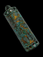 Brass Waterproof Pill Stash Container With Shipwreck Patina -Large