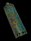 Brass Waterproof Pill Stash Container With Shipwreck Patina -Large