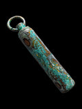 Brass Waterproof Pill Stash Container With Shipwreck Patina -Small