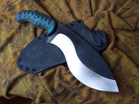 Large Recurve Bowie / Bolo Knife With Kydex Sheath
