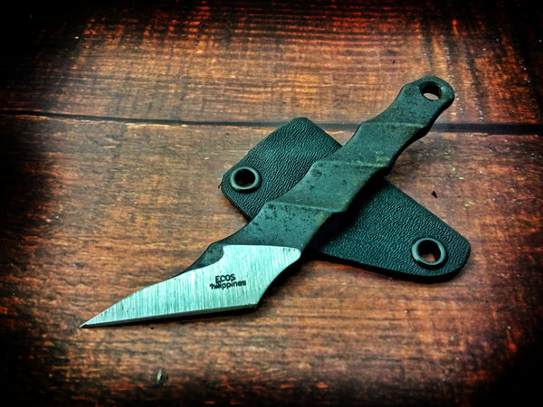 Sculpted Kiridashi Knife With Kydex sheath