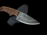 Forge Textured Drop Point Knife with Kydex Sheath