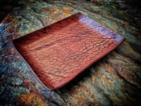 Distressed Leather Valet Tray - Large