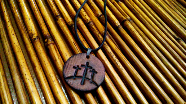 Calvary Cross Leather Necklace