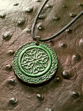 Celtic Knotwork Leather Necklace