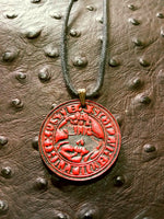 Knights Templar Leather Necklace