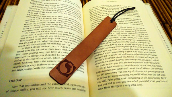 Aes Sedai Leather Bookmark