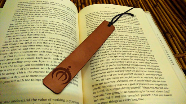 Allomancy Symbol Leather Bookmark
