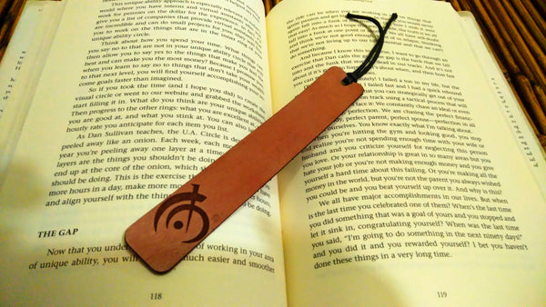 Allomancy Symbol Leather Bookmark